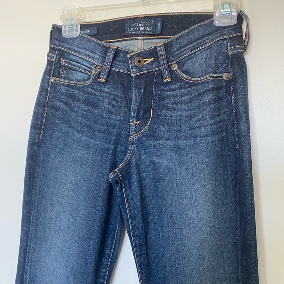 Lucky Brand Brooke Crop Dark Wash Jeans - Picture 3 of 10